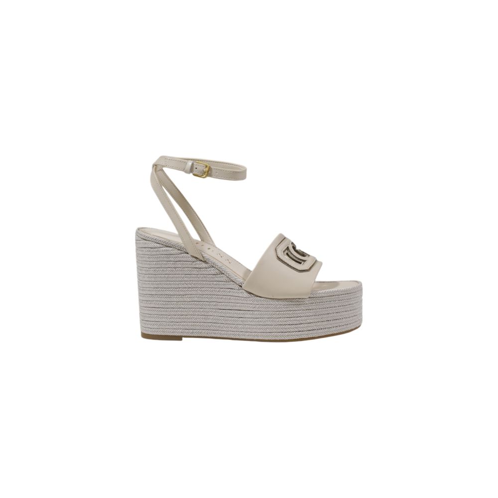 Guess Cremefarbener Synthetik-High Heel